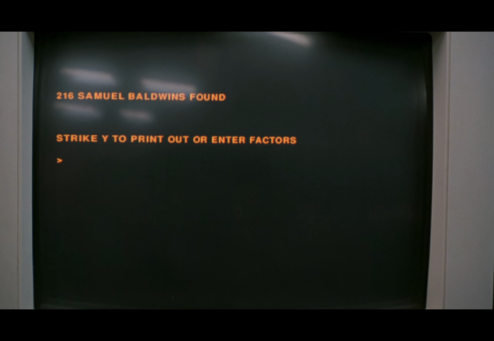 Computer screen showing that there are 216 Samuel Baldwin results
